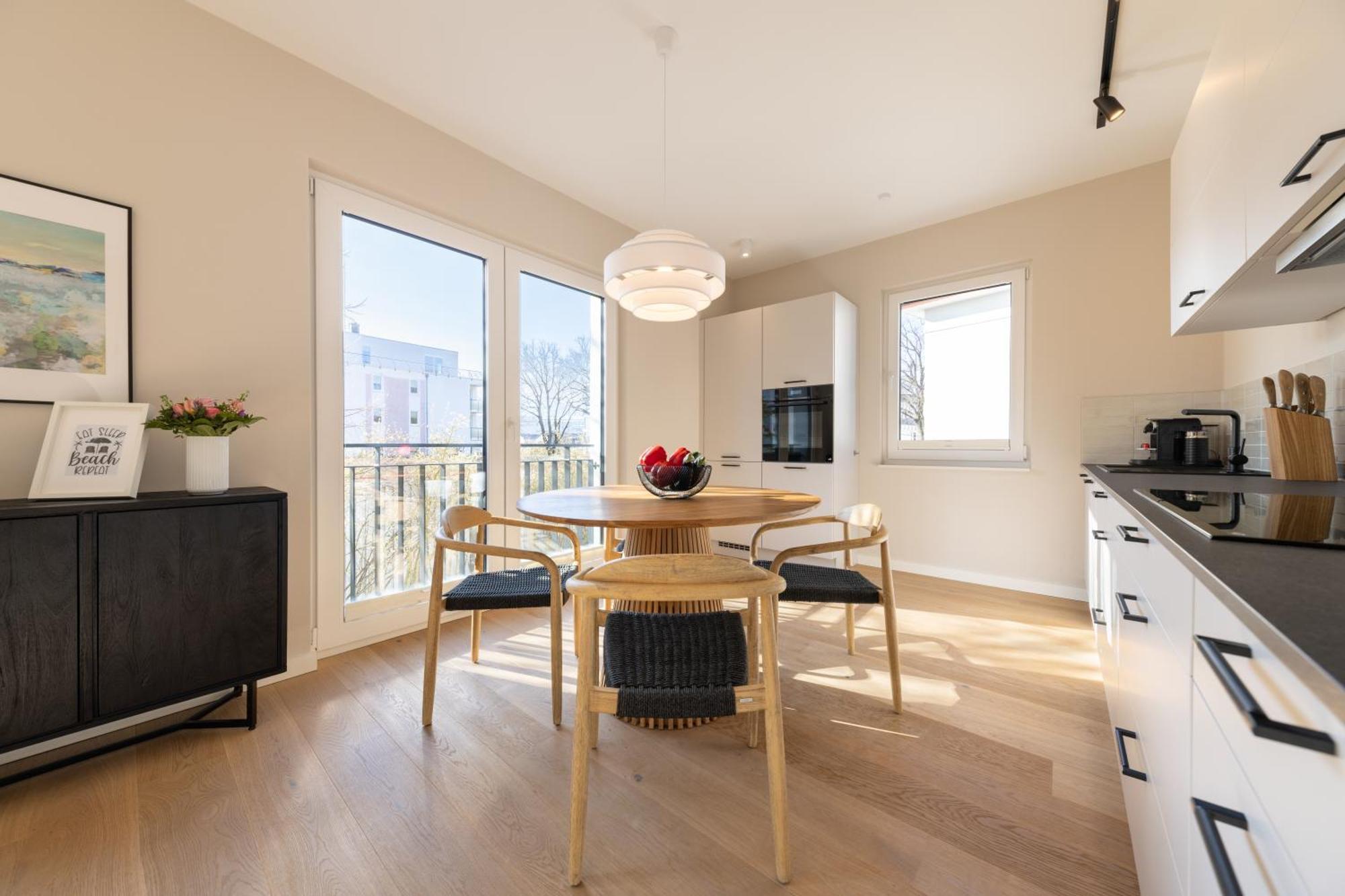 Ferienwohnung Strom Acht - Modern Frisch Inkl Stellplatz, Balkon - 200M Zum Alten Strom Rostock Exteriér fotografie