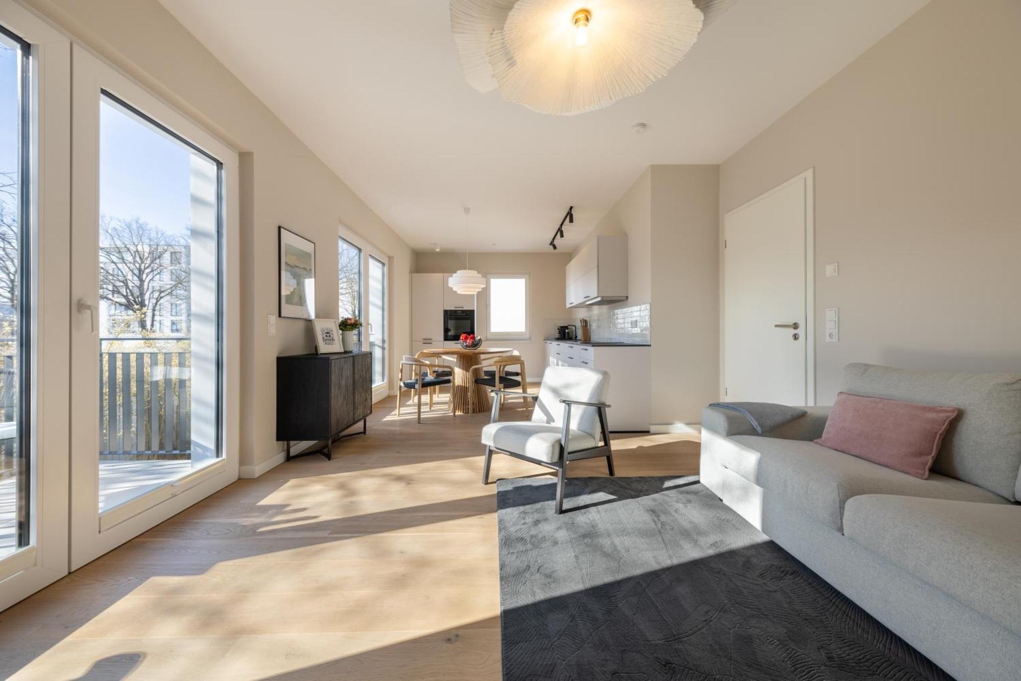 Ferienwohnung Strom Acht - Modern Frisch Inkl Stellplatz, Balkon - 200M Zum Alten Strom Rostock Exteriér fotografie