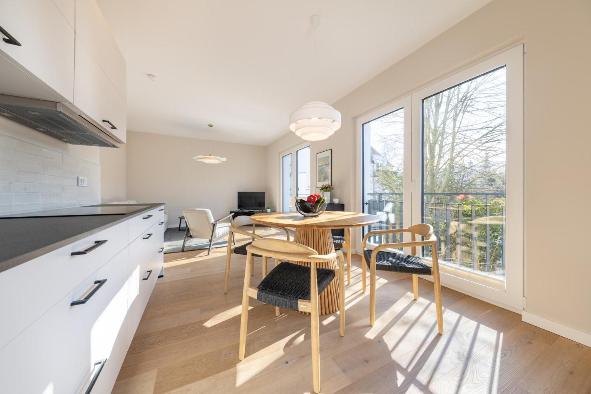 Ferienwohnung Strom Acht - Modern Frisch Inkl Stellplatz, Balkon - 200M Zum Alten Strom Rostock Exteriér fotografie
